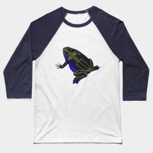 Skeleton Frog Interactive Yellow&Blue Filter #2 By Red&Blue Baseball T-Shirt